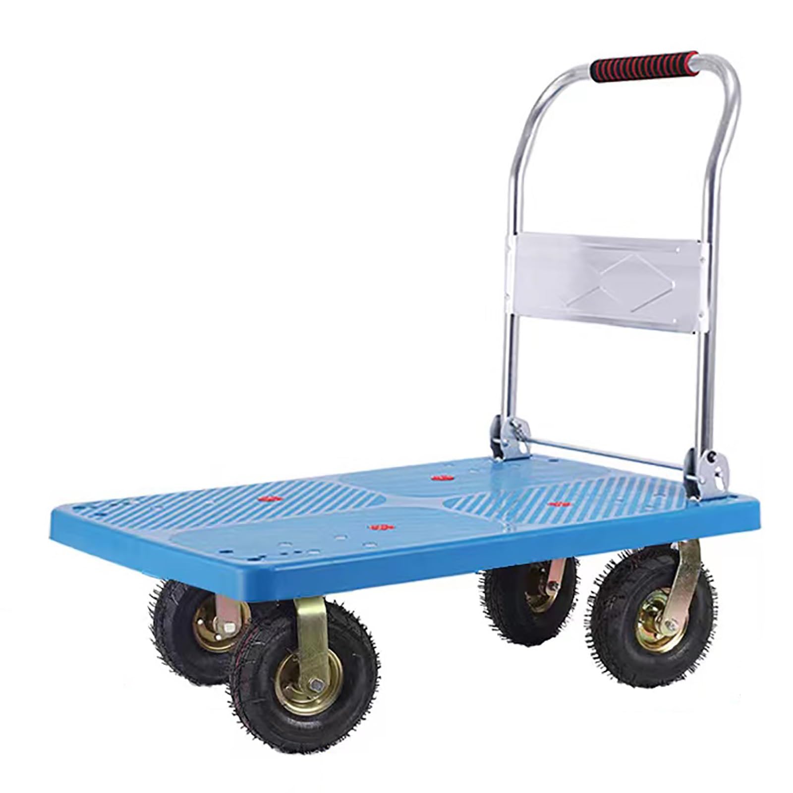 LKLNKVL Handcart, Load Capacity 300kg/660lbs, Strong and Durable, Suitable for Hospitals, Gardens, Schools(Medium)
