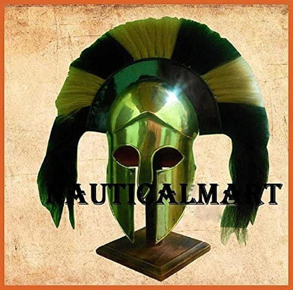 NauticalMart Brass Greek Corinthian Helmet Spartan Helmets