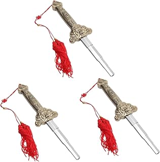 ABOOFAN Conjuntos De Brinquedos Retráteis Para Atividades Ao Ar Livre 3 Peças Tai Chi Brinquedos Para Atividades Ao Ar Livre Esportes Ao Ar Livre Tai Chi Chinês Prática Matinal