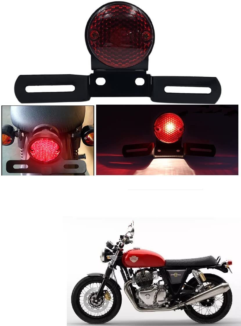 ZNEE SMART Brake Light Tail Light Stop Light LAMP Round Design Motorcycle for Royal Enfield Interceptor 650