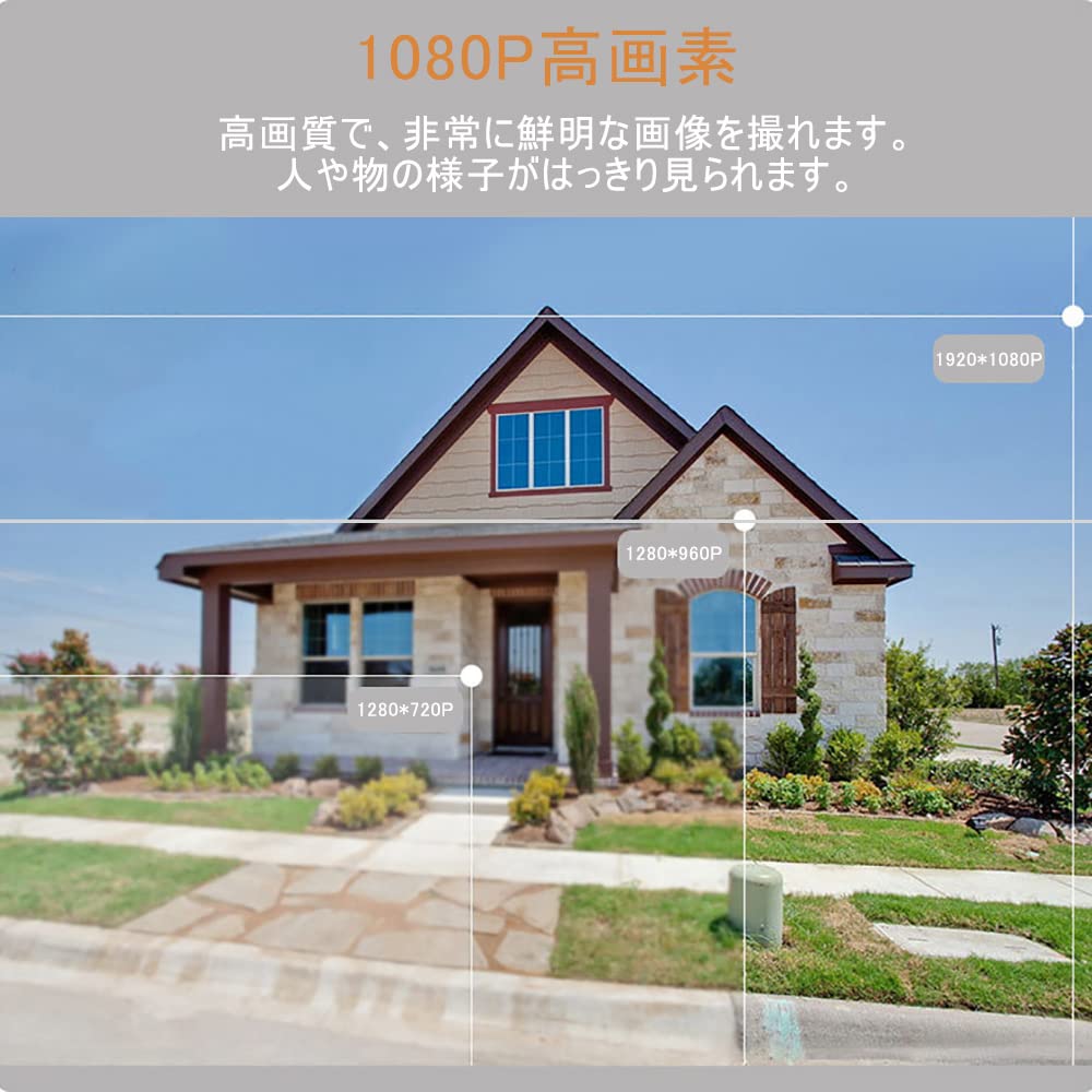 Amazon.co.jp: KPACOT ドーム型防犯カメラ 屋外 AI人体検知 ipカメラ