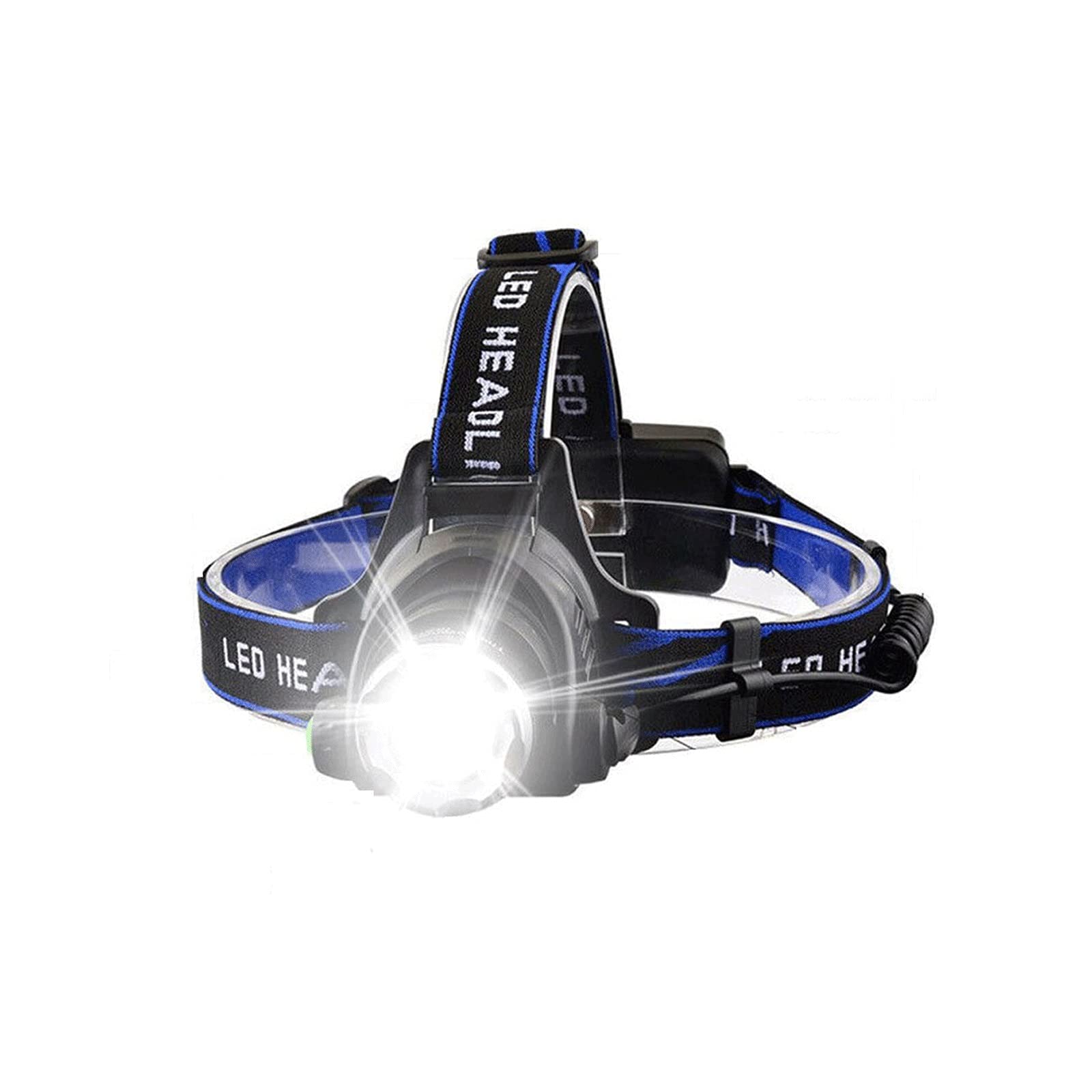 Headlight Headlamps Led Headlamp Zoomable Headlight Head Torch Flashlight Head Lamp By Battery for Fishing Hunting