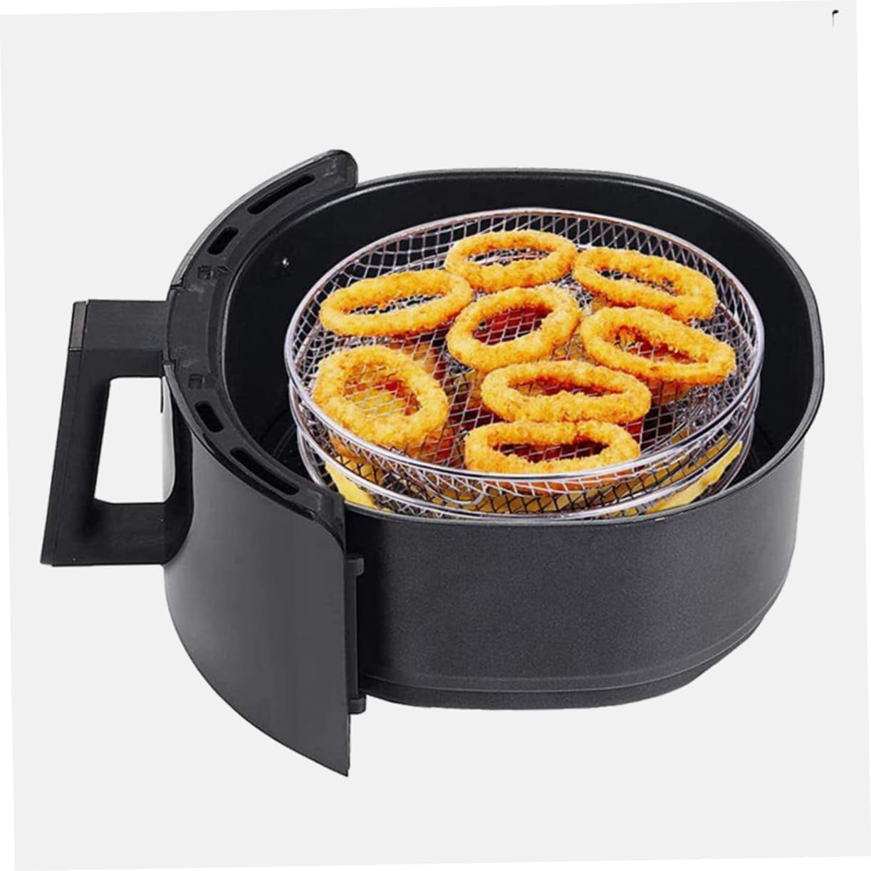 Stainless Steel Air Fryer Rack 3 Layer round Roasting Rack