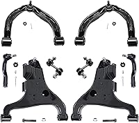 Vista 960 de Detroit Axle - Kit de suspensión frontal de 8 piezas para Dodge Journey 2009-2015, 2 brazos de control inferiores, 2 rótulas, 2 varillas