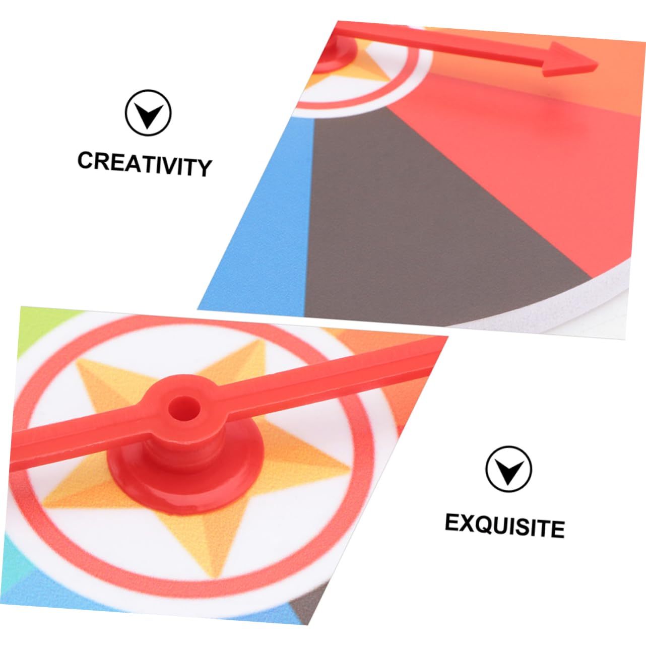 BRIGHTFUFU 1 Set Educational Wheel Props for Party Games Rotating Fun Wheel for Teaching Activities and Family Entertainment