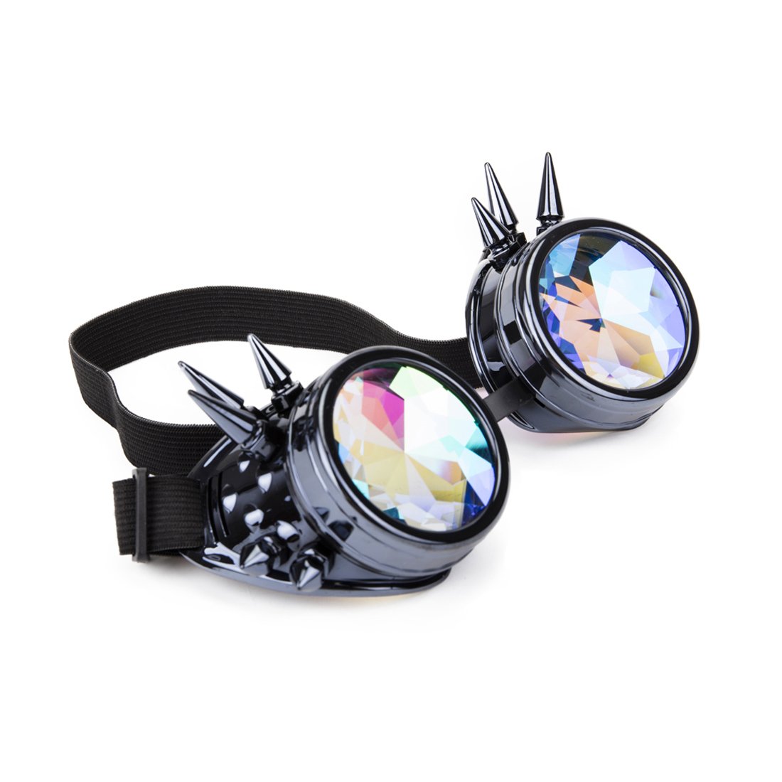 Lunettes Kaléidoscope Arc-en-ciel, Lunettes Steampunk