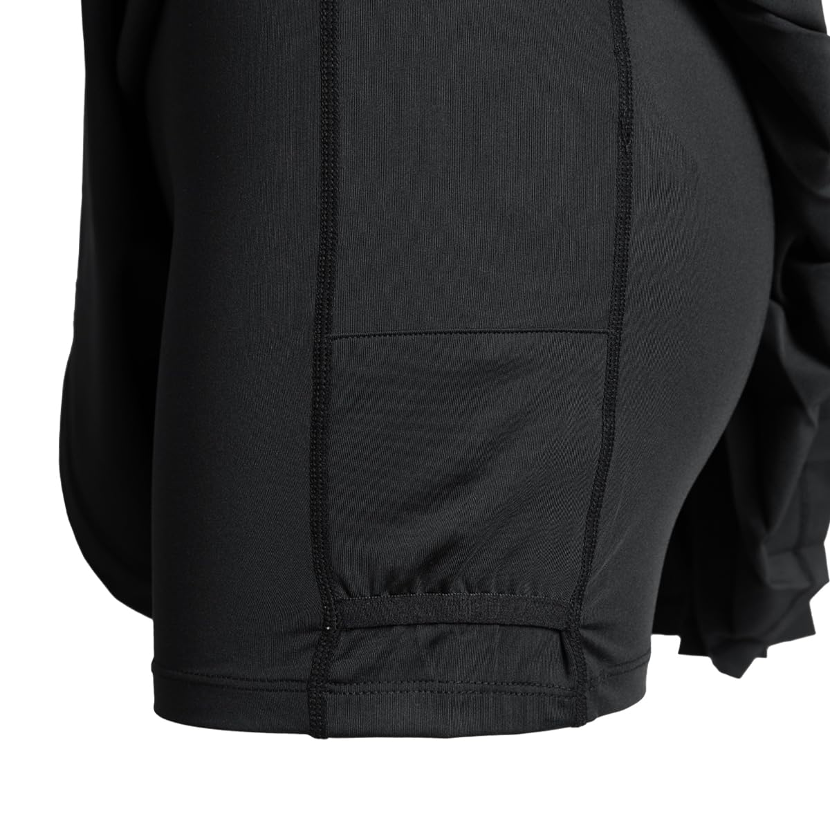 Izas Minesota Falda Pantalón de Pádel para Mujer con Múltiples Bolsillos. Mini Falda Plisada Elástica. Suave, Transpirable y de Secado Rápido para Tenis