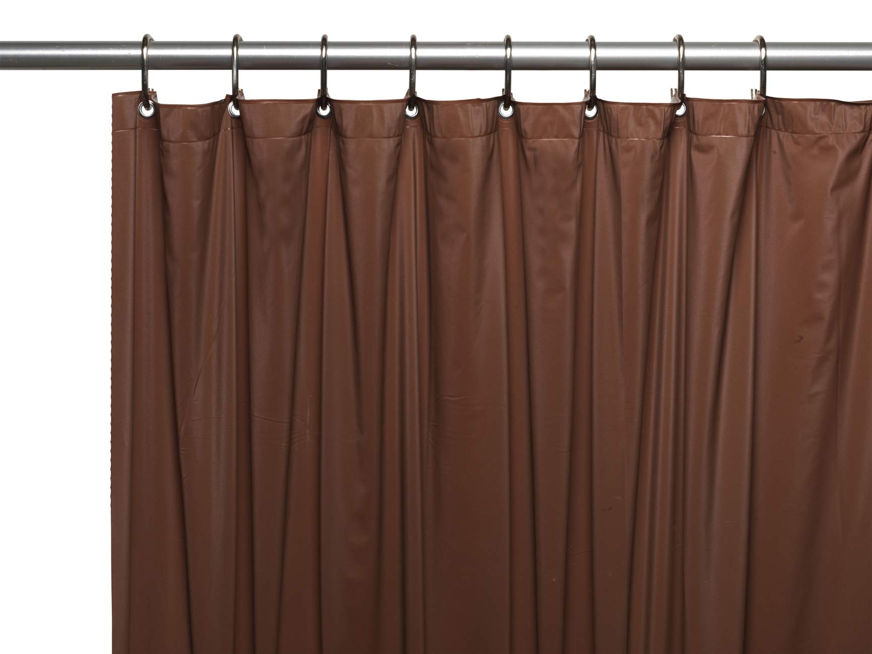 Rideau de douche vinyle 3-Gauge imperméable et œillets en métal