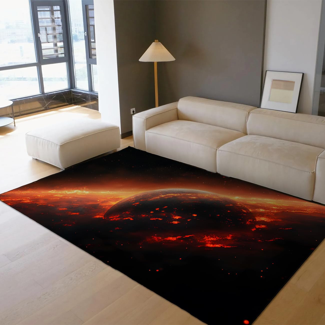 Tapis de Bureau Cosmic Landscape 80x120cm pour sol de salon et dortoir