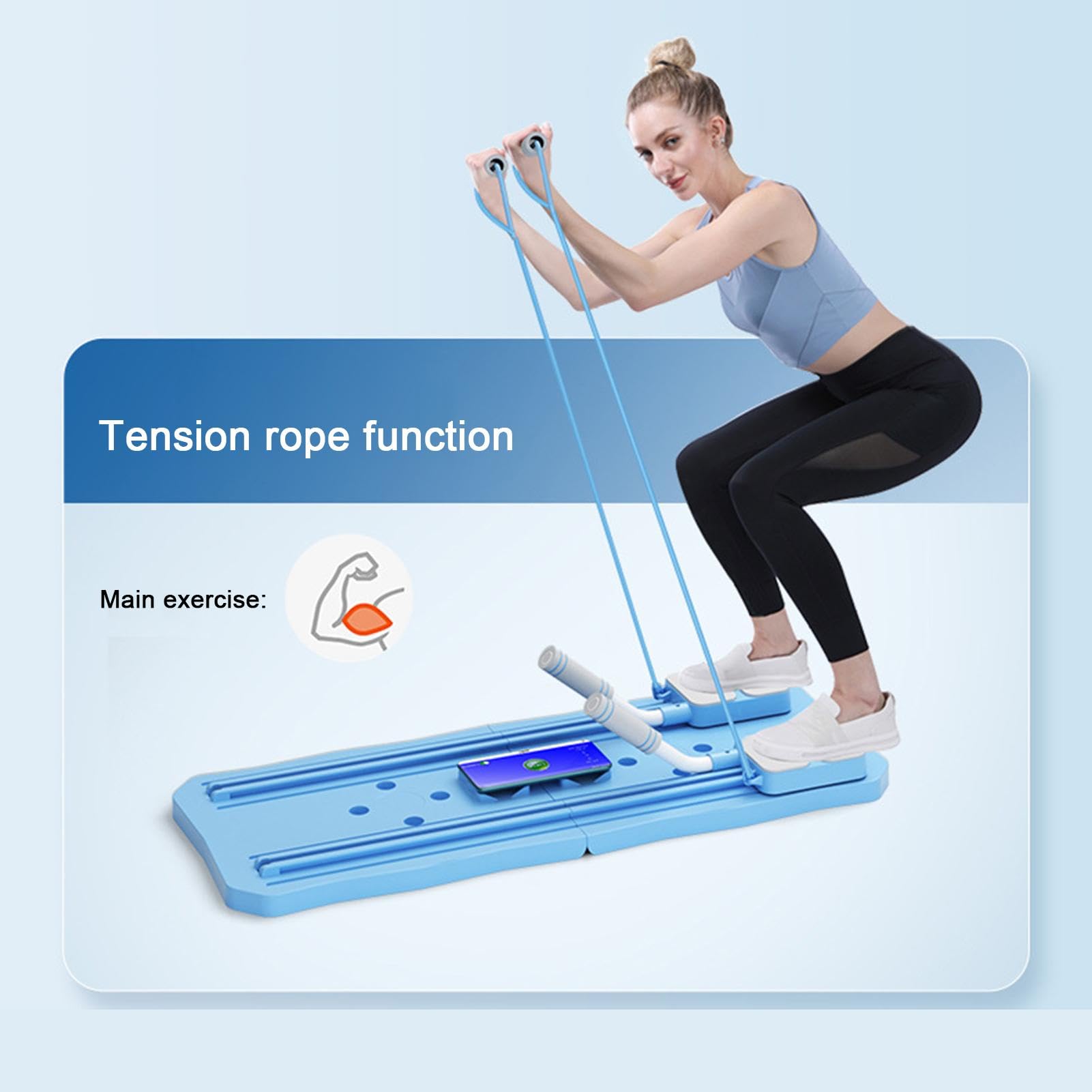 Tavola Fitness Multifunzionale Per Pilates - Portatile, Regolabile | Allenamento Casa O Palestra - Foto 8