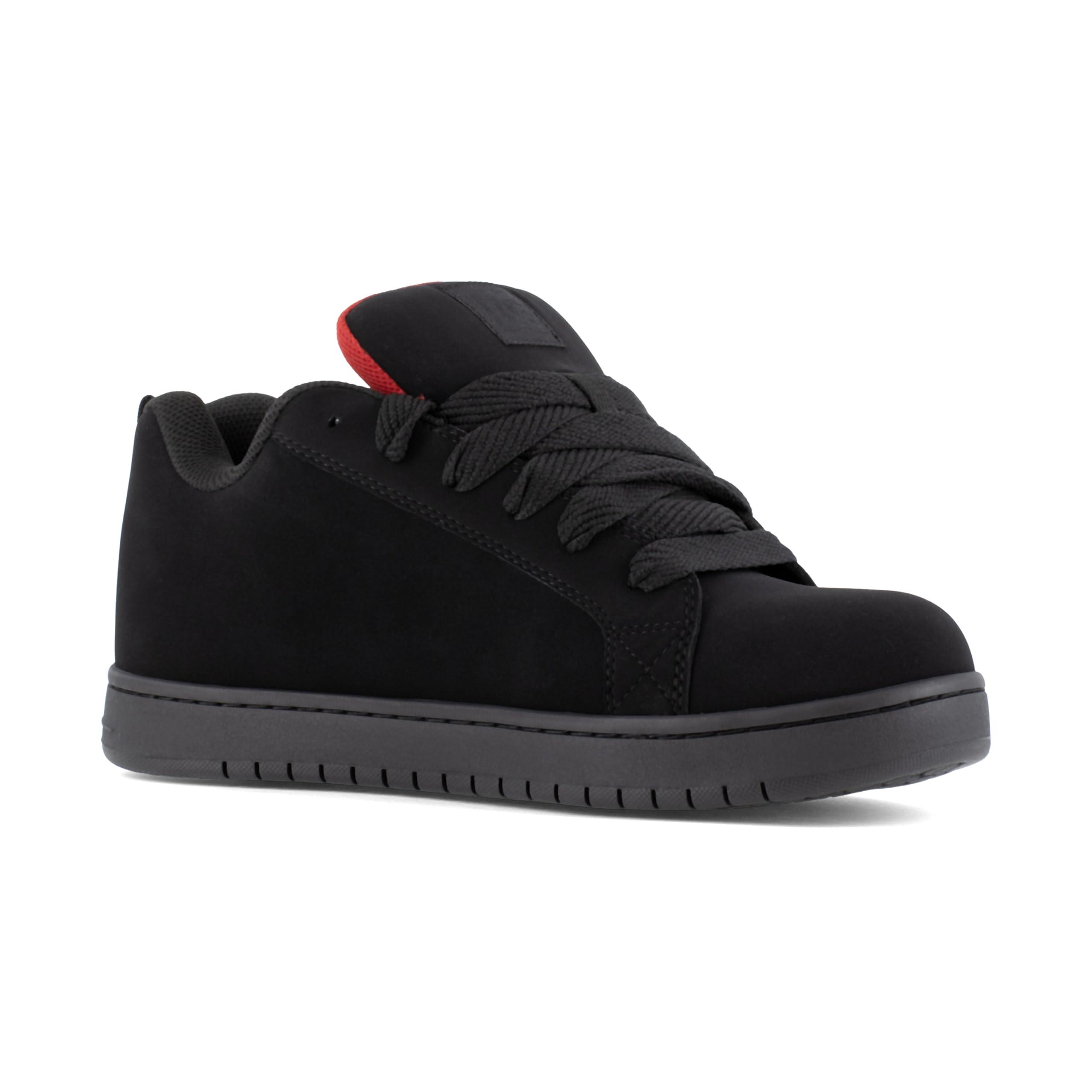 Men's Court Graffik Work Black and Red Composite Toe Boots