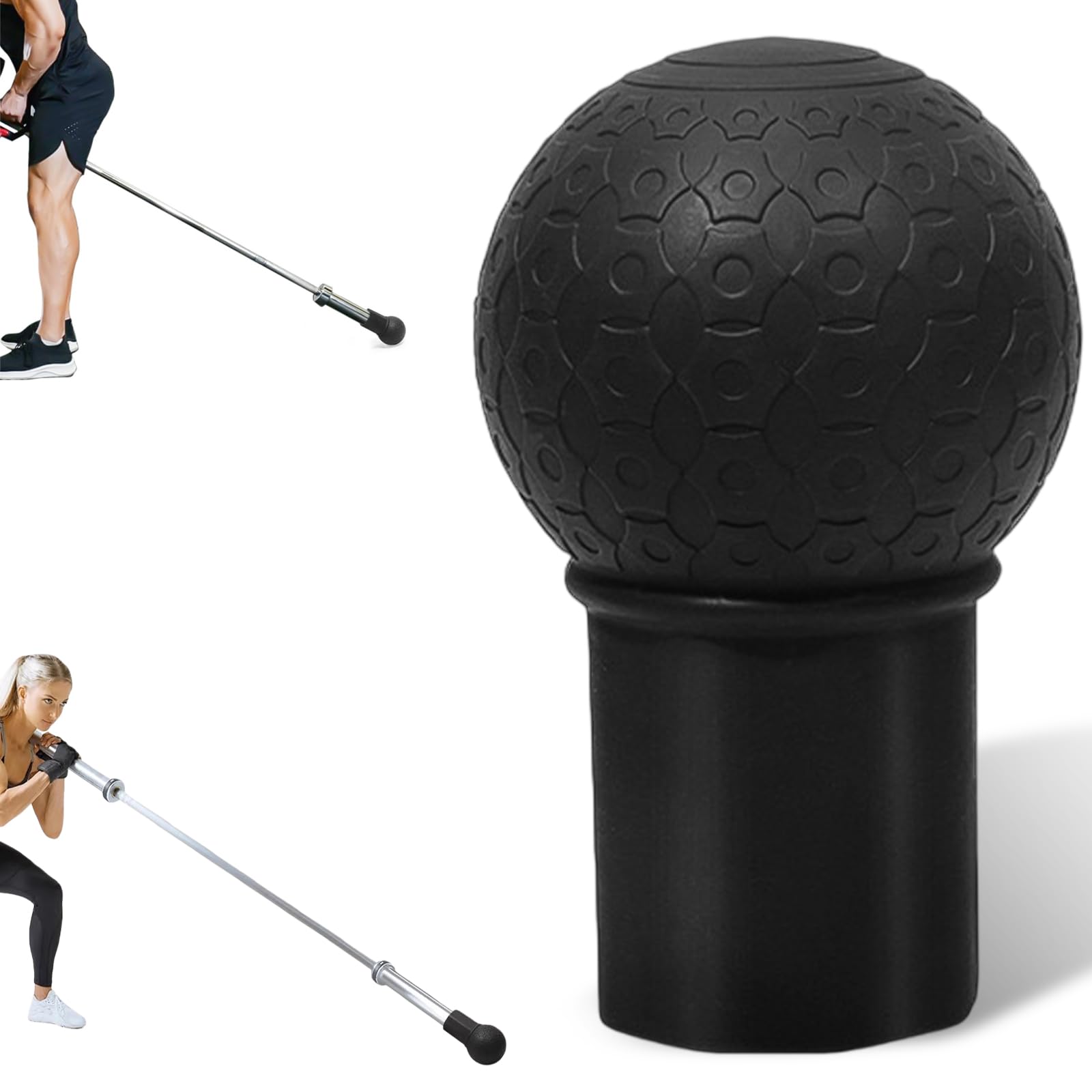 Landmine Attachment for Barbell: 60mm Landmines Attachment pour Barre De Musculation, T Bar Row Landmine Support, Landmines Portable pour Press Row, Split Squat, Rotation, Barre De