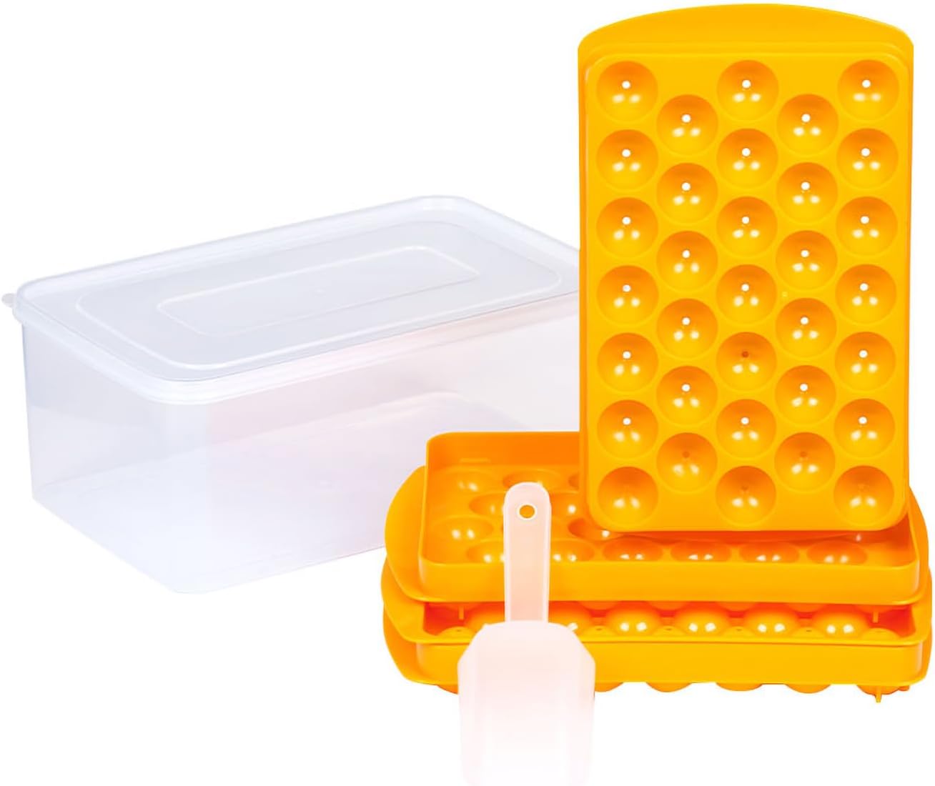 VISEAPLUM Round Ice Cube Tray, Round Ice Cube Balls for