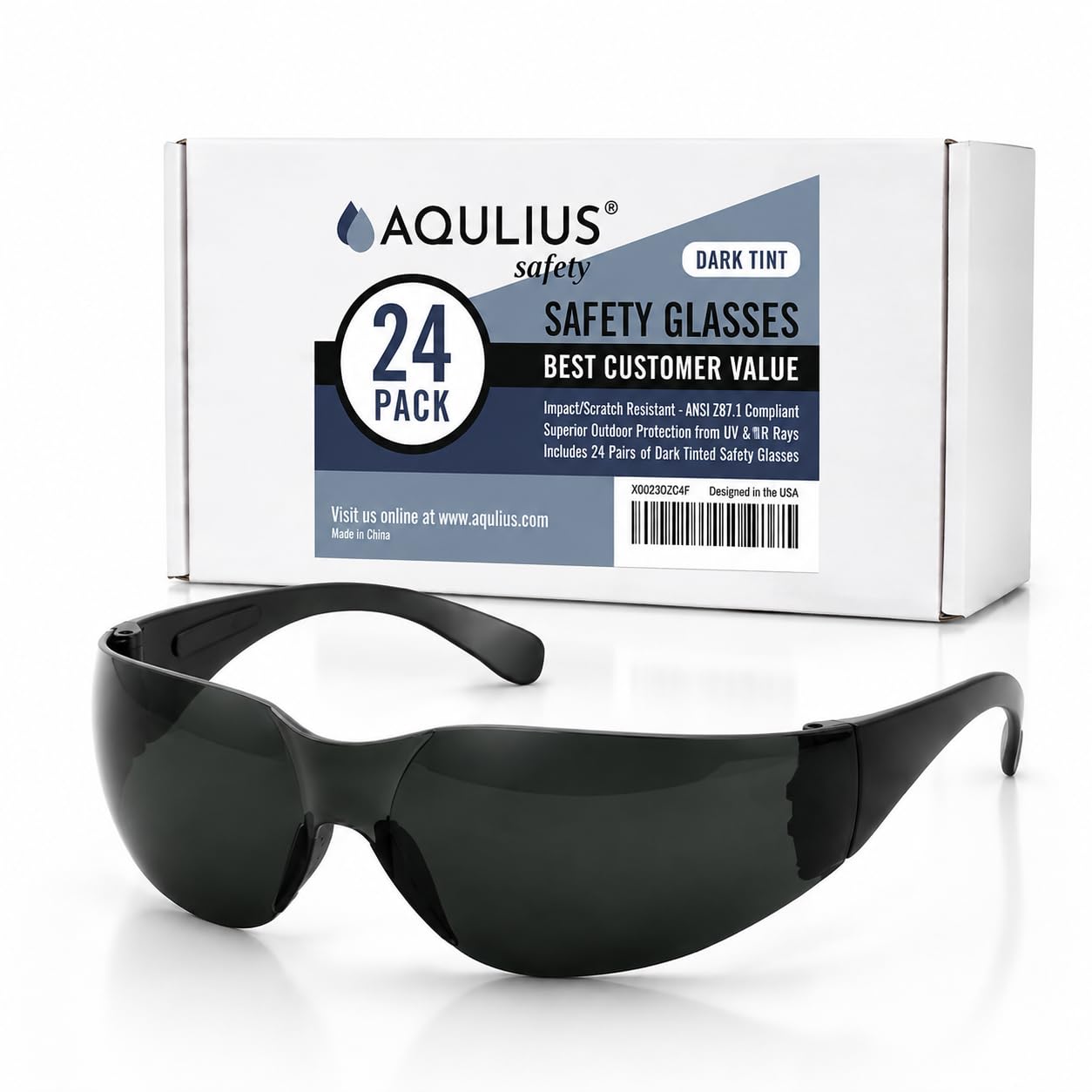 Aqulius Safety Glasses - 24-Pack, for Men & Women, ANSI Z78.1 Certified — Amazon image 7