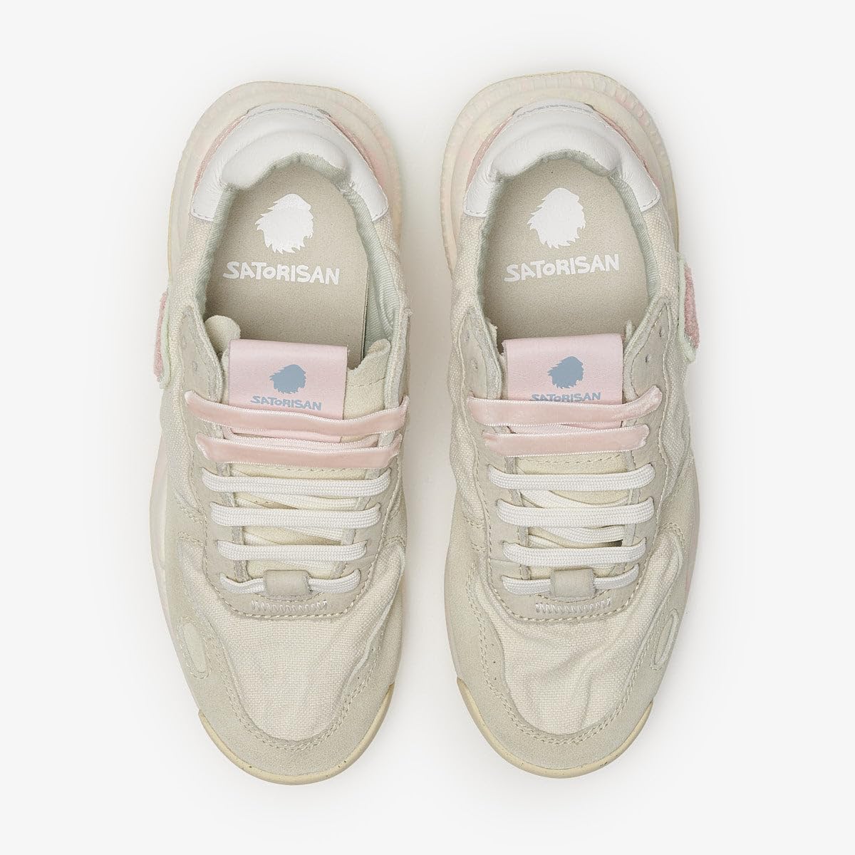 Satorisan - Chacrona Linen - Scarpe Casual Uomo Donna - Sneakers Vintage Pelle e Lino Sostenibili, Confortevoli e Durevole