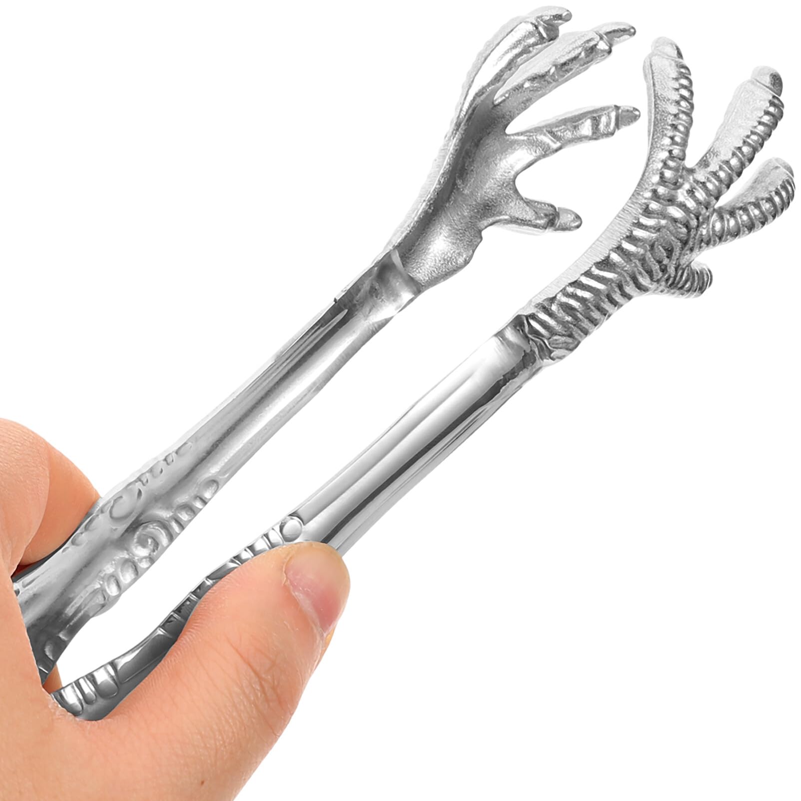Gatuida Pinze Acciaio Inossidabile Con Design Artiglio Per Servire e Grigliare Cibo Frutta e Ghiaccio Utensile Da Cucina Versatile e Portatile Resistente e Facile Da Usare