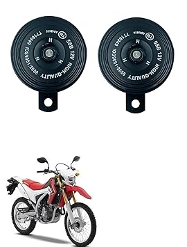 Znee Smart Motorcycle Horn Loud Sound Waterproof 12V 110DB (Set of 2) for Honda CRF 250 L