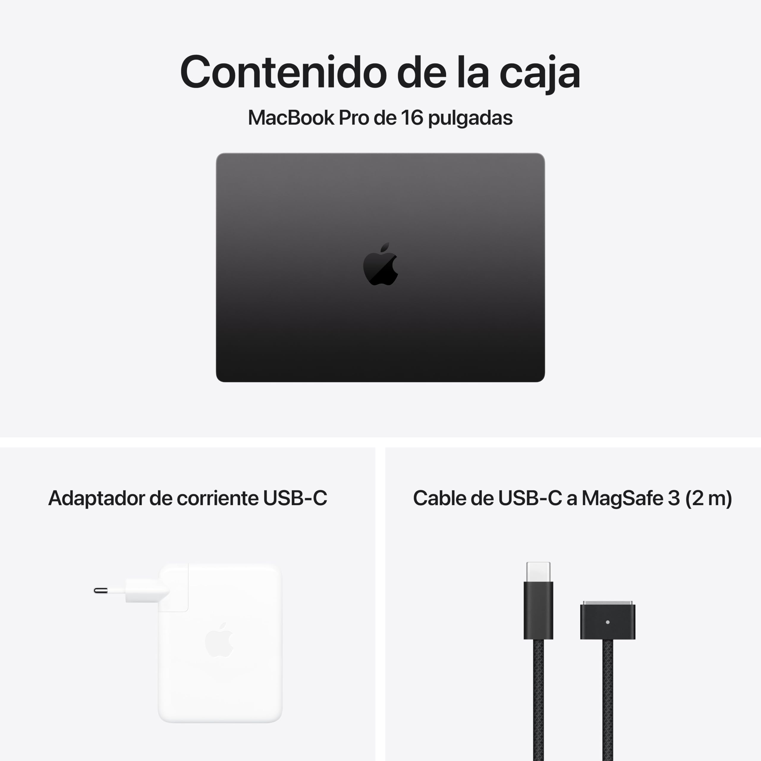 Apple MacBook Pro portátil con Chip M4 MAX, CPU 14 núcleos, GPU 32 núcleos: diseñado para Apple Intelligence, Pantalla Liquid Retina XDR 16,2″, 36 GB Memoria unificada, 1 TB de SSD, Negro Espacial