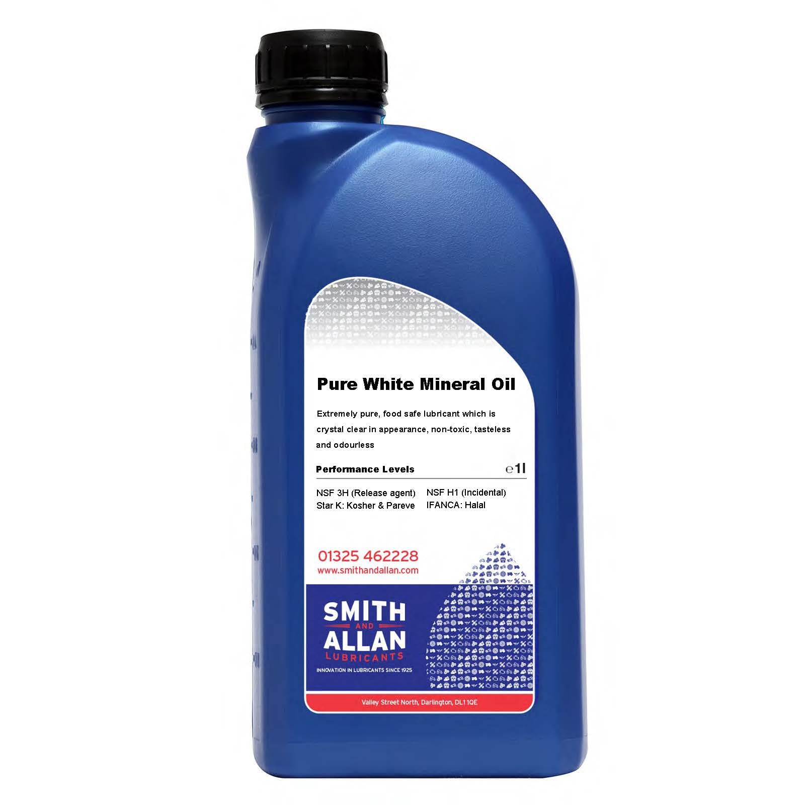 Pure White Mineral Oil Pharmaceutical Grade Carrier Oil Food Safe Chopping Board (1 Litre)