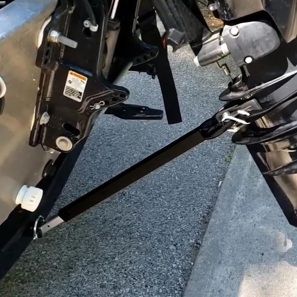 Support de moteur de bateau avec tête composite réglable, s'adapte à la plupart des bateaux et remorques, protège la finition du moteur et réduit les dommages causés par les vibrations