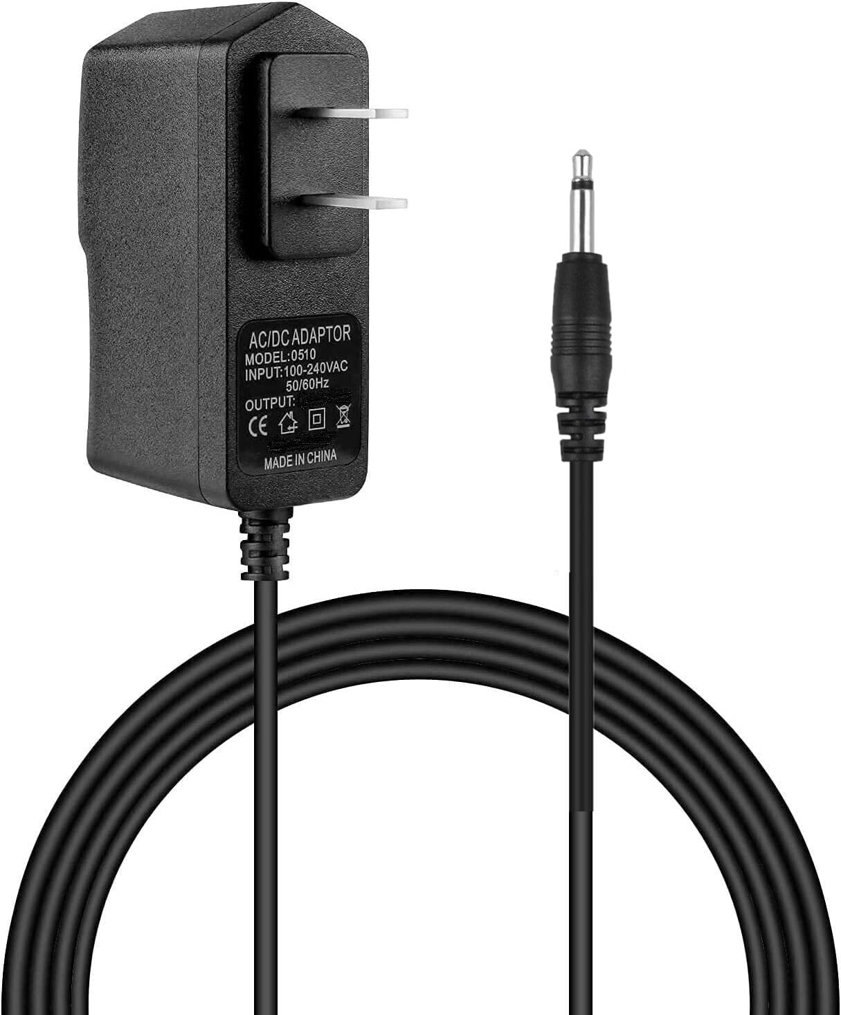 Xzrucst Compatible Replacement 9V DC 1000mA Power Adapter Wall Transformer 3.5mm Mono Phone Plug Tip