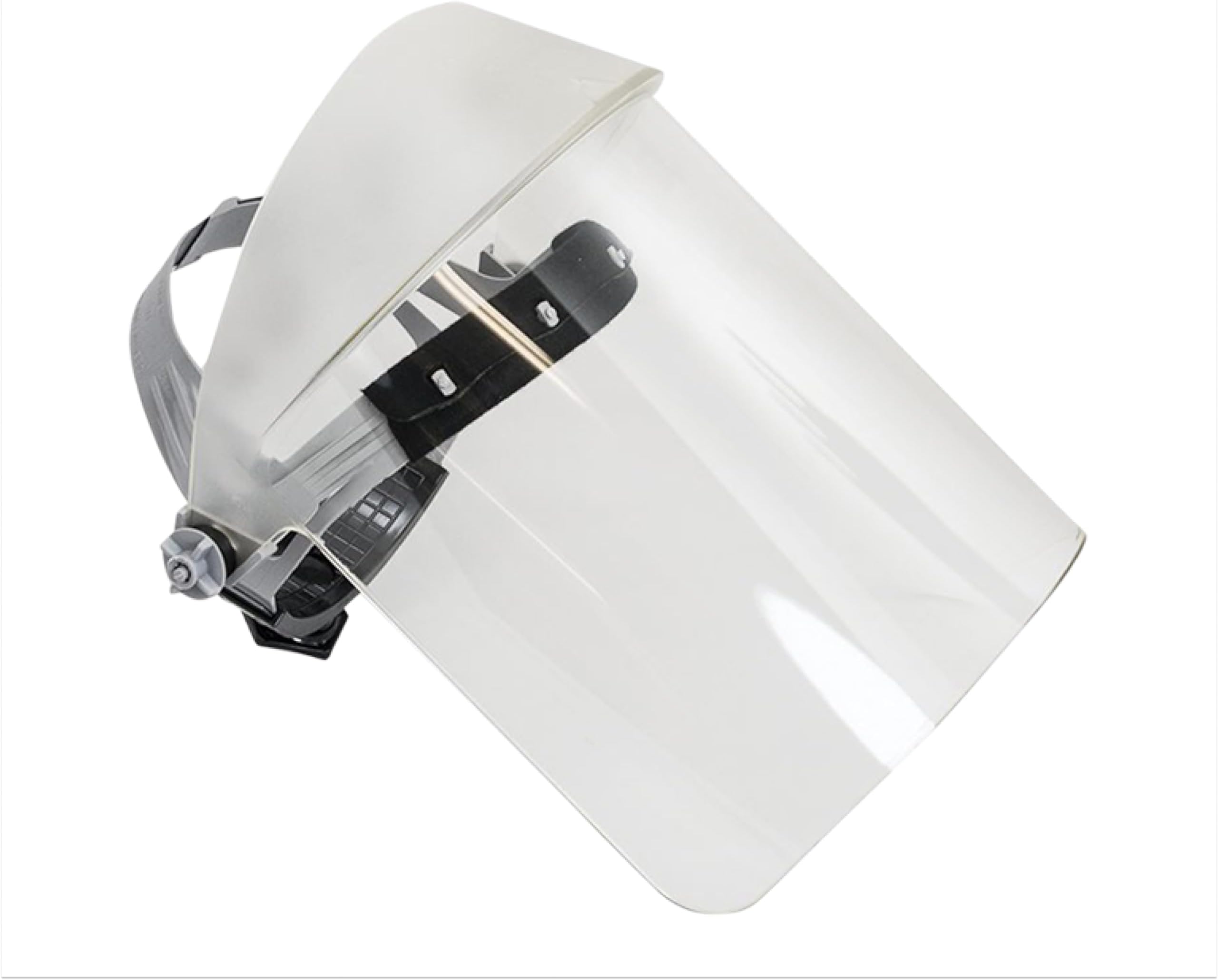 Oberon Clear Polycarbonate Face Shield - Heat Resistant - Ratchet Headgear - Face-Fit® Faceshield