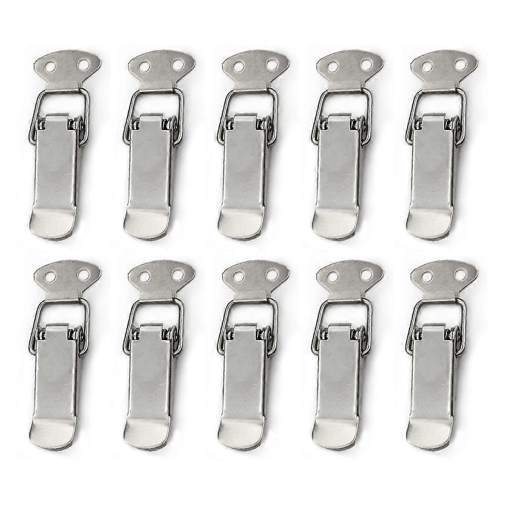 10 Pcs Spring Load Buckle Toggle Hasp Latch Door Clasp Latch Hardware Locks