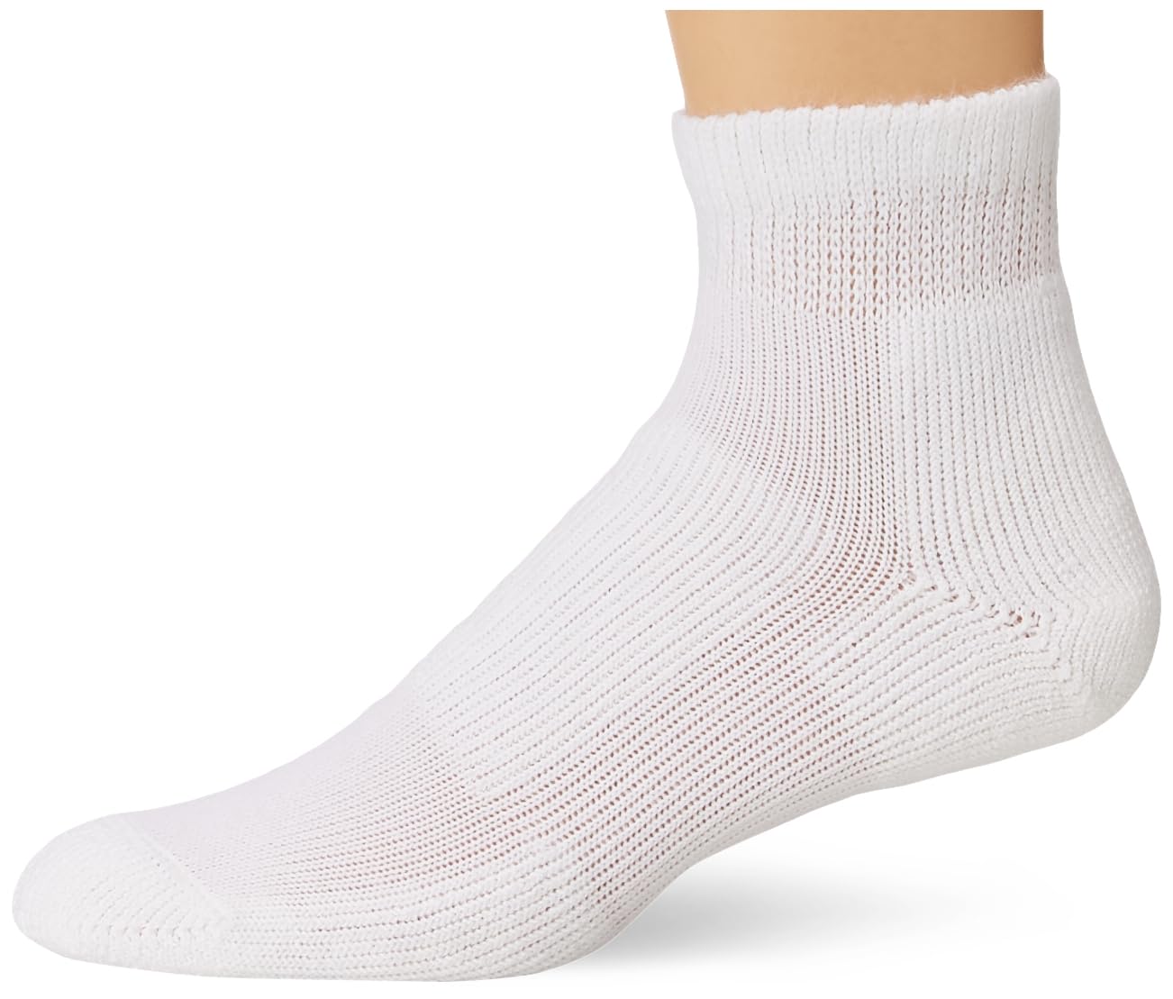 Thorlos unisex-adultWMXWmx Max Cushion Walking Ankle Socks Socks - White - Large