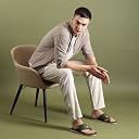YOHO Snugly Ethnic Orthopedic Slippers for Men | Diabetic Blood Circulation | Toe Ring Slip-On | Stylish Lightweight Flip Flops with Footpharma Footbed | Anti-Skid Chappals | Olive Green - UK 6 gallery image