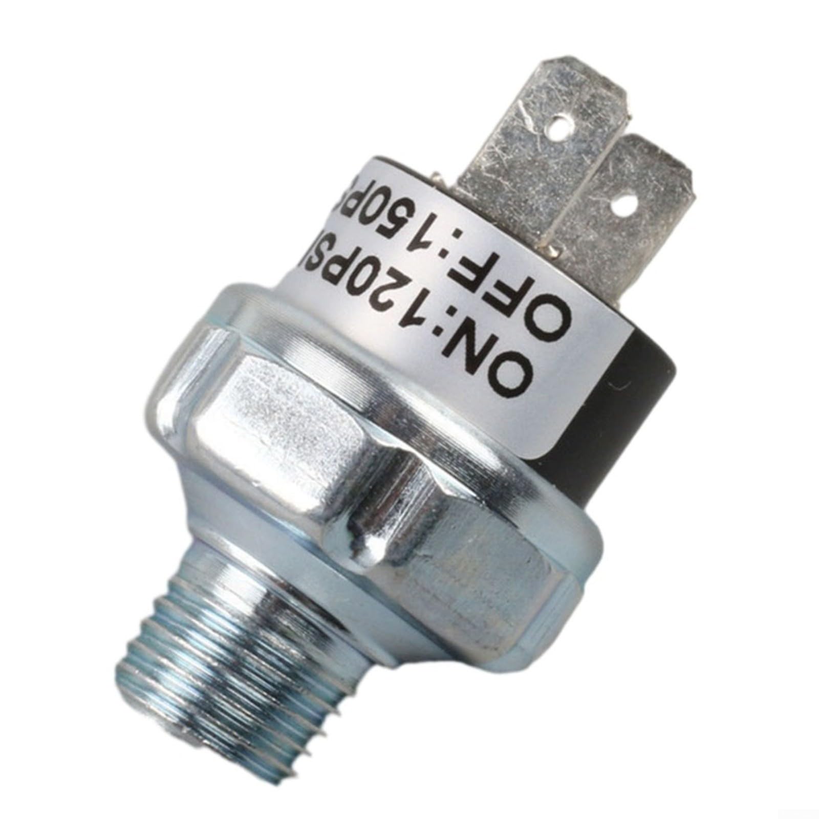 1/4-18 NPT Interrupteur de contrôle de pression d'air 110-140 PSI pour suspension pneumatique et réservoir de compresseur