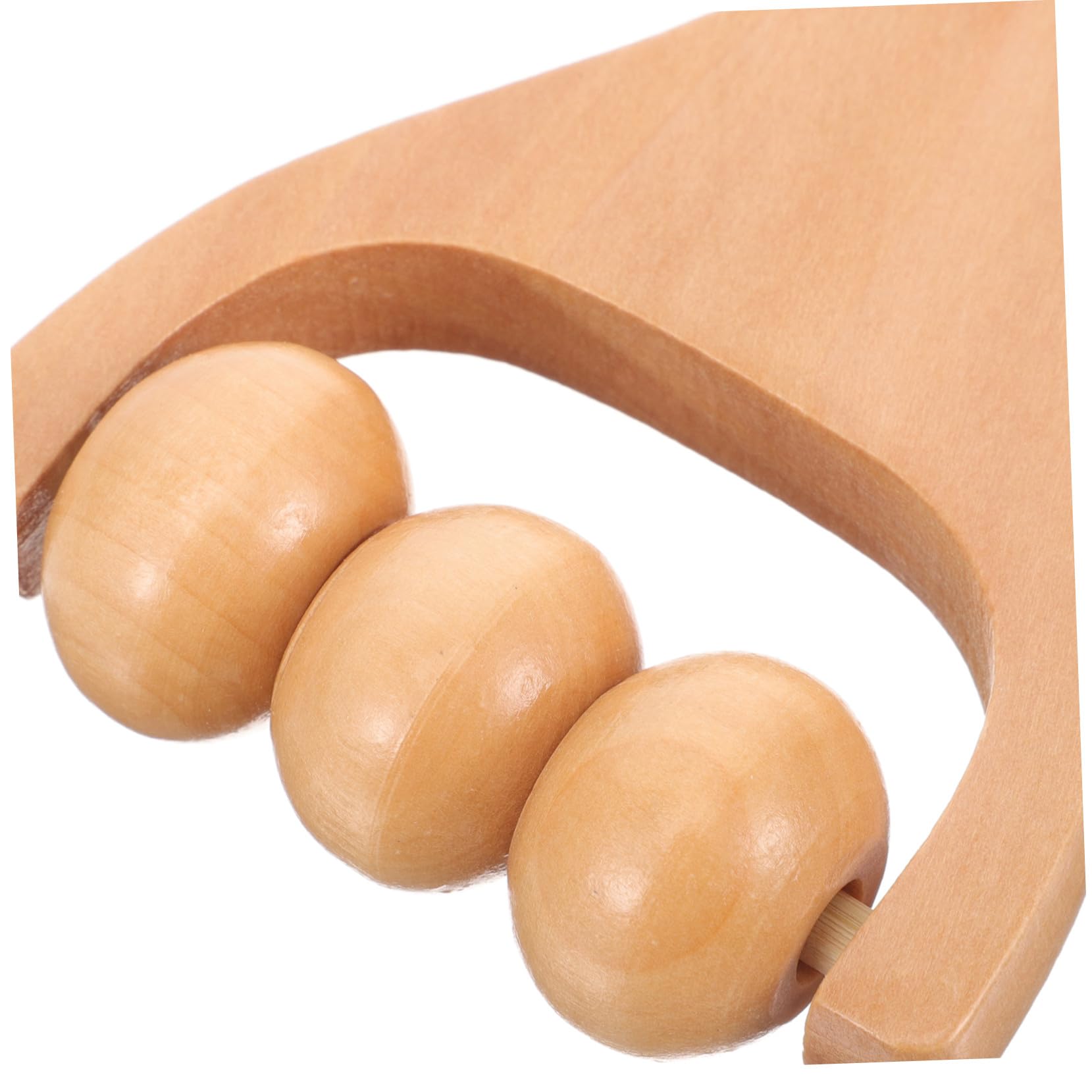 Homoyoyo Rodillo de Masaje Manual para Pies y Hombros de Madera, 2 Piezas Mango Ergonómico y Diseño Ligero para Uso en Casa o Viaje