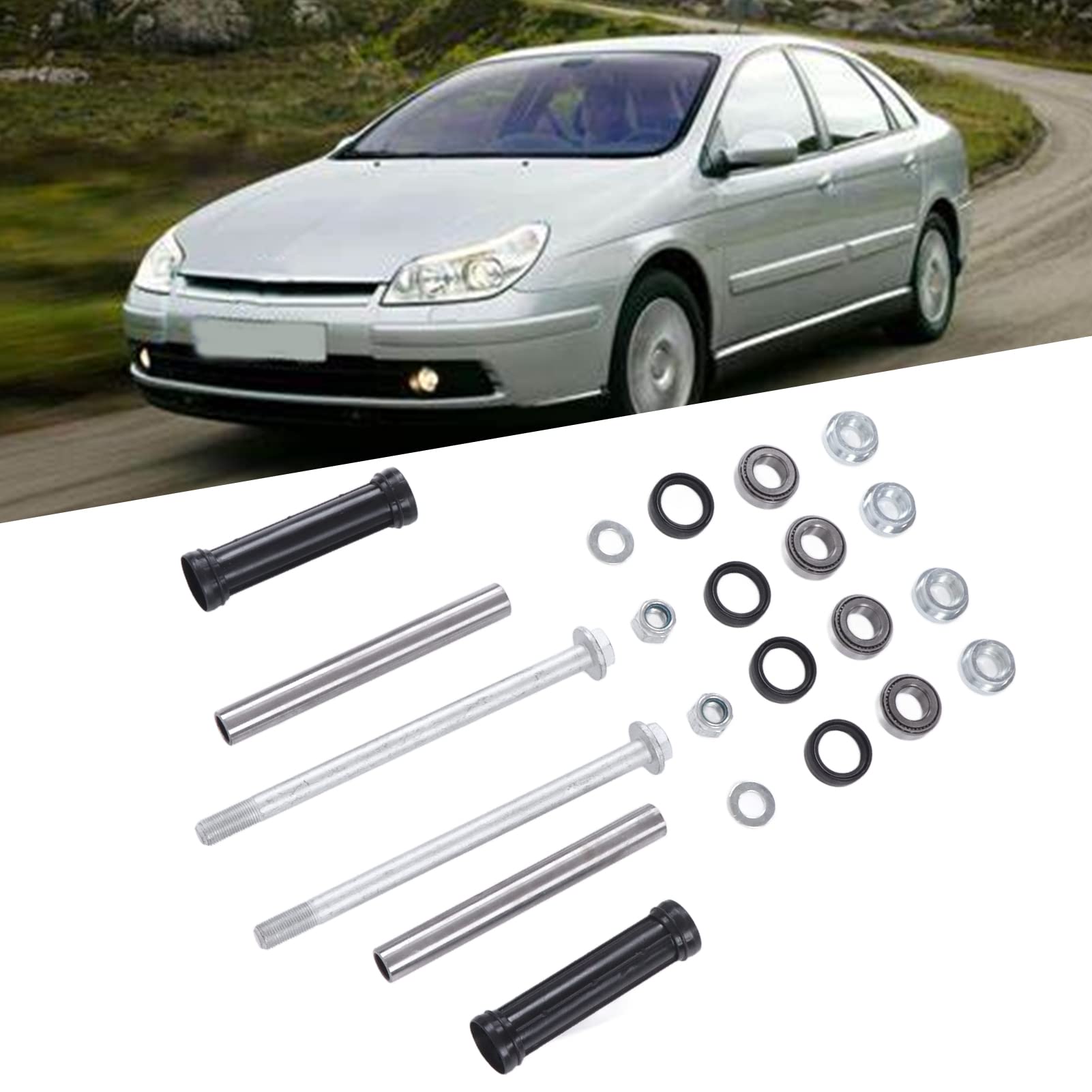 Kit de Réparation Roulement Bras Commande D'essieu Arrière, Arrière 75472408 Remplacement pour 2001