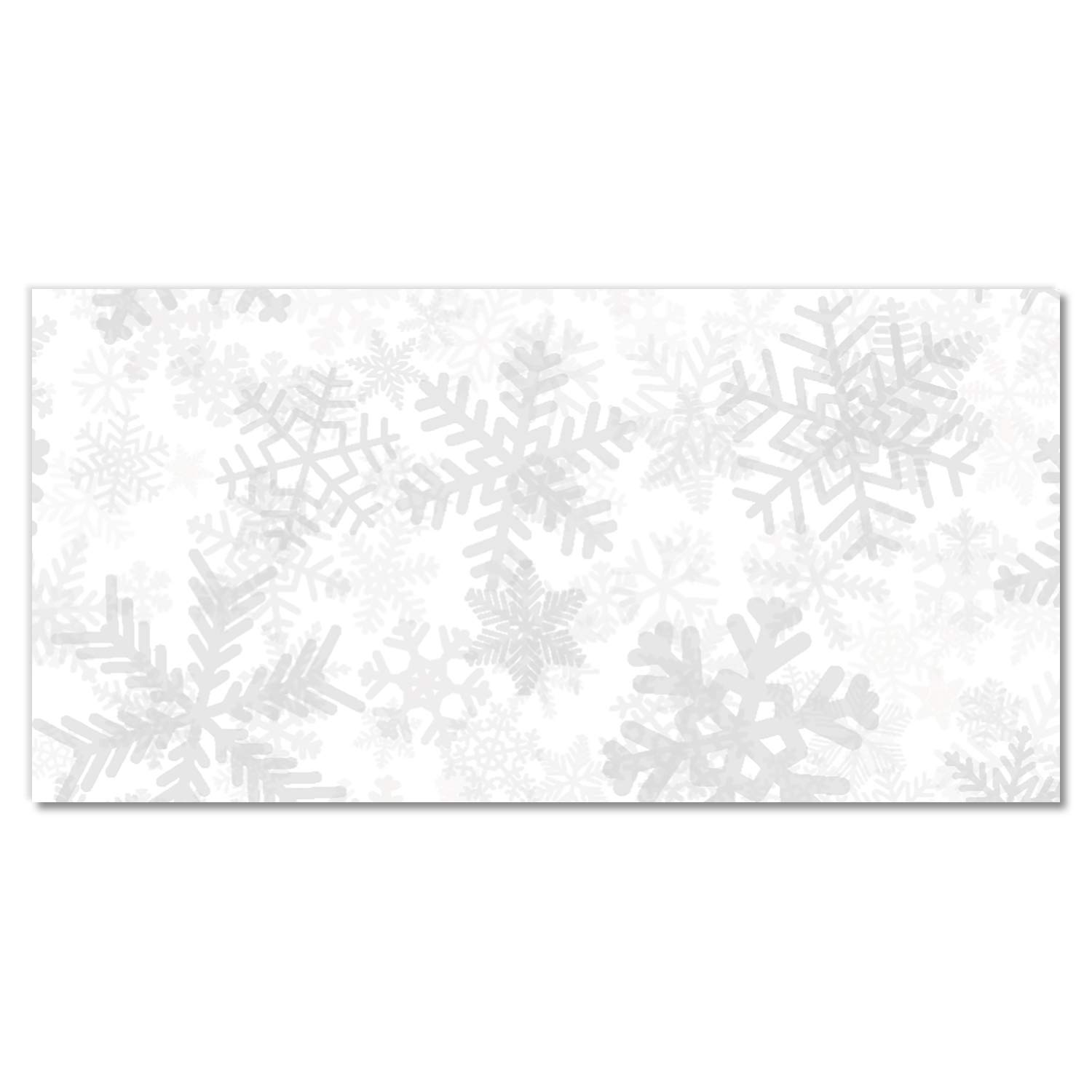 Tableaux la mur en verre trempé de Noël Tulup 100x50 cm avec flocons de neige pour l'hiver