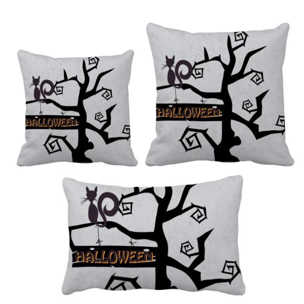 Coussin de Halloween chat hallowmas pour changer de deco facilement