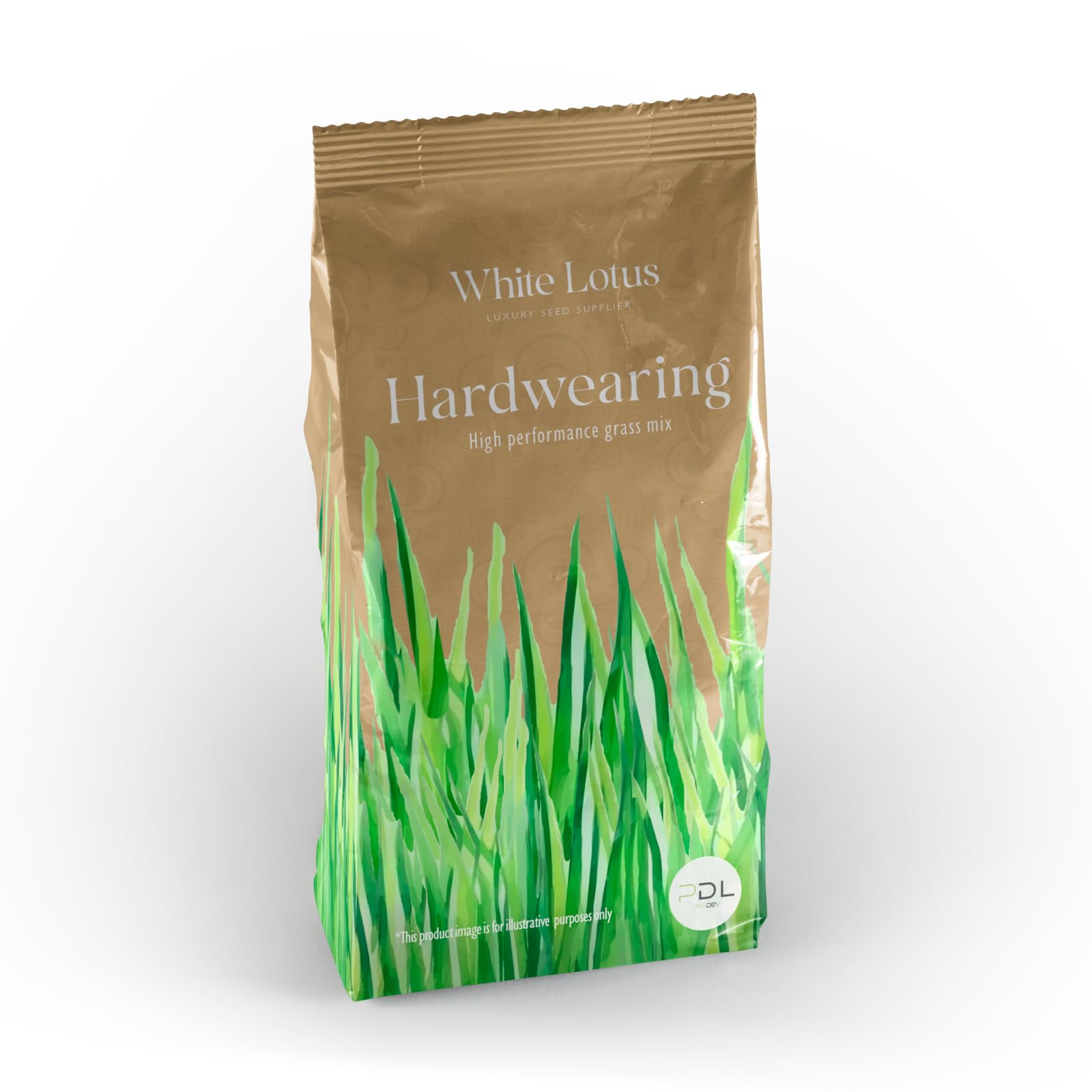 PDL – Pegdev - Hardwearing Grass Seed - Resilient Lawn Solution | High-Yield Variety for Gardens & Parks (5kg)