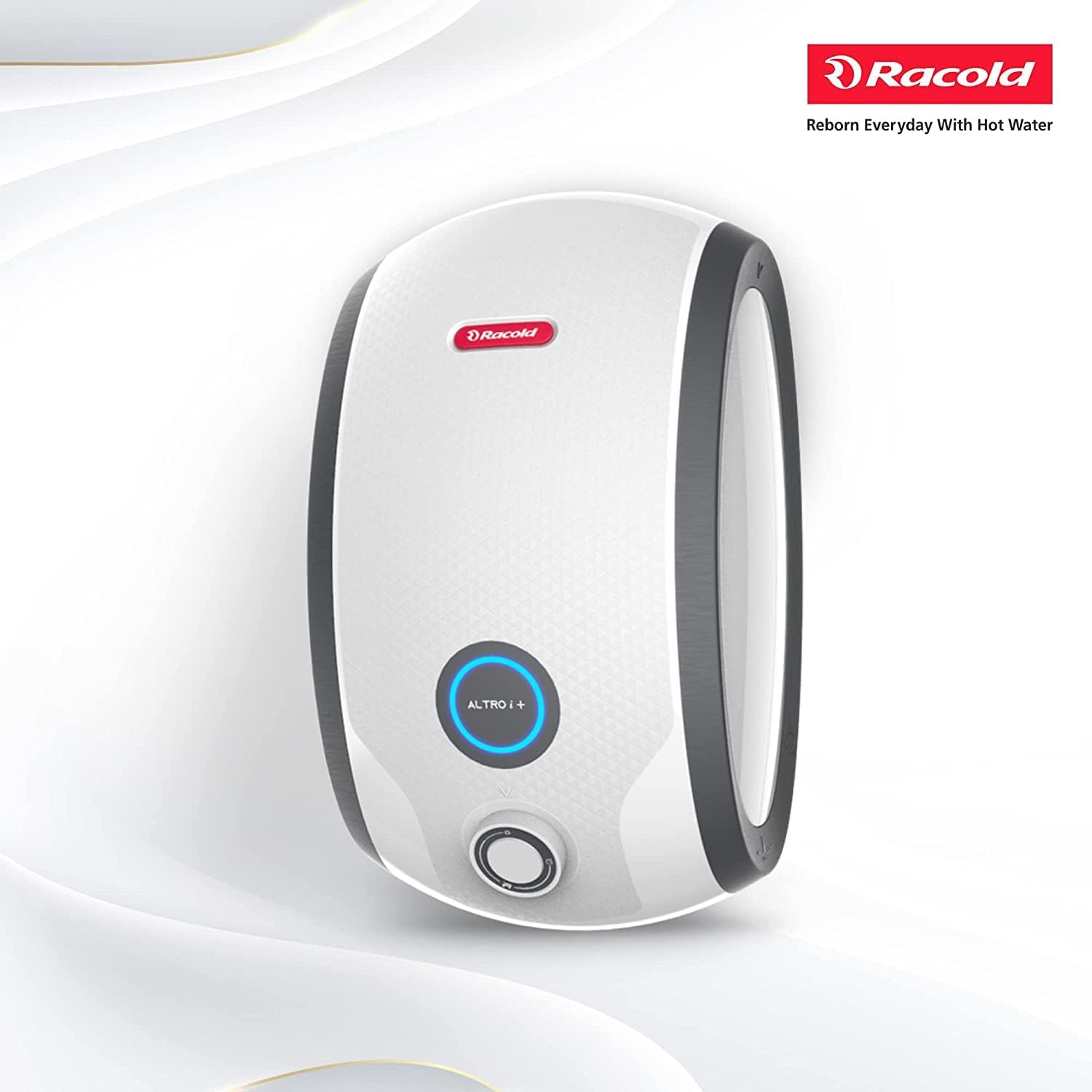 Buy Racold Altroi+ DN 6L 3KW Vertical 5 Star Instant Water Heater (Geyser)  White, with Free Standard Installation u0026 Pipes | Smart LED Ring | Free  Electric Plug | Kitchen u0026 Bath