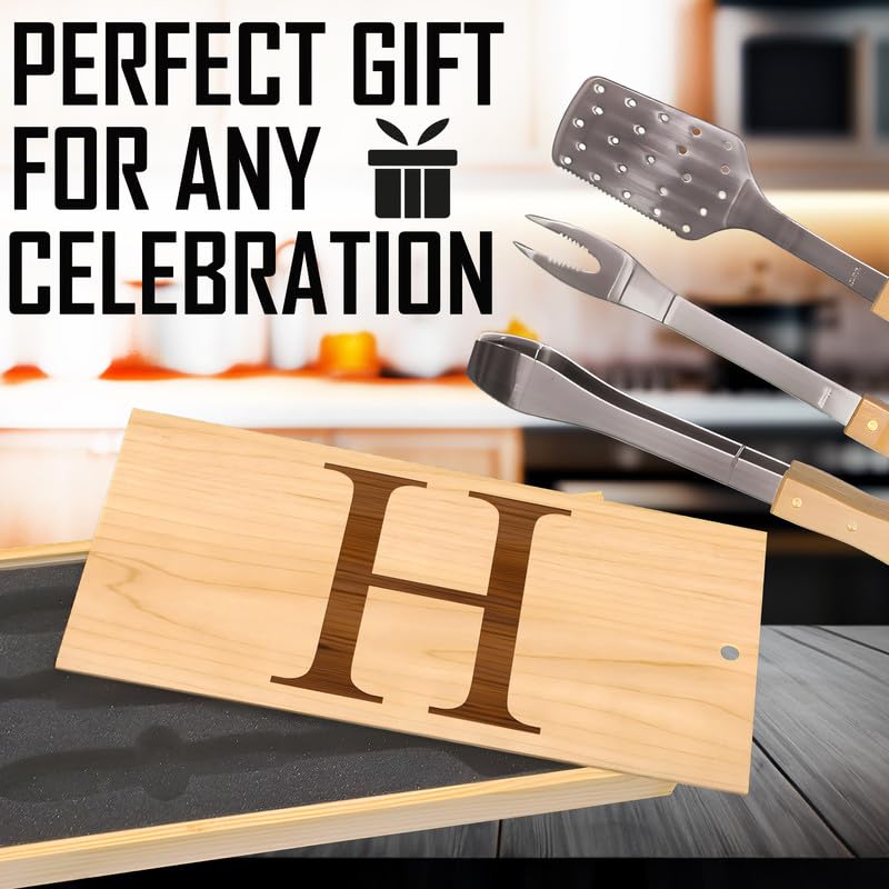 Set de Herramientas BBQ Inicial H Acero Inoxidable miniatura 4