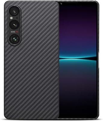 Ultra Thin and Lightweight Aramid Carbon Fiber Case for Sony Xperia 1 VI Black