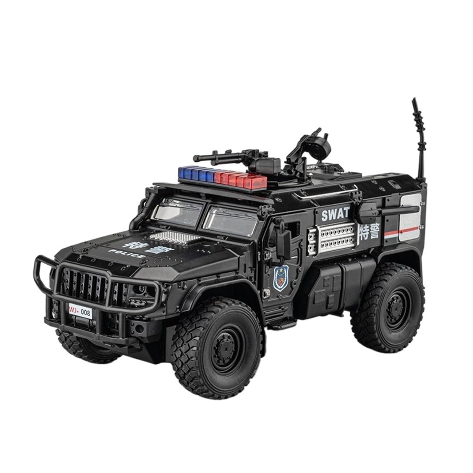 Amazon.co.jp: 1:24 TAIFENG VOV SWAT 車モデル プルバックカー