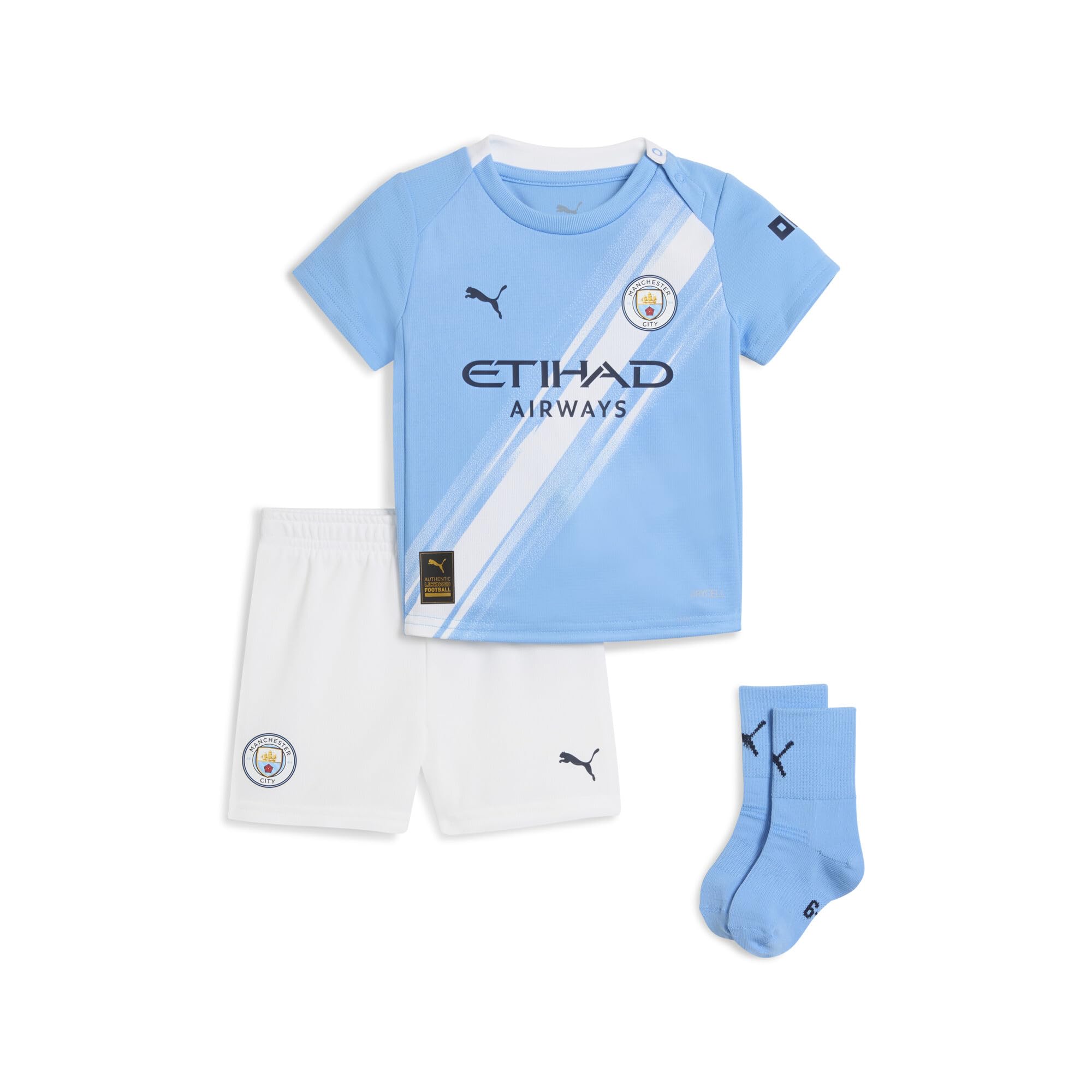 Puma Men's Manchester City Baby Kit 2025 2026 - Blue - 4-6 Mnth