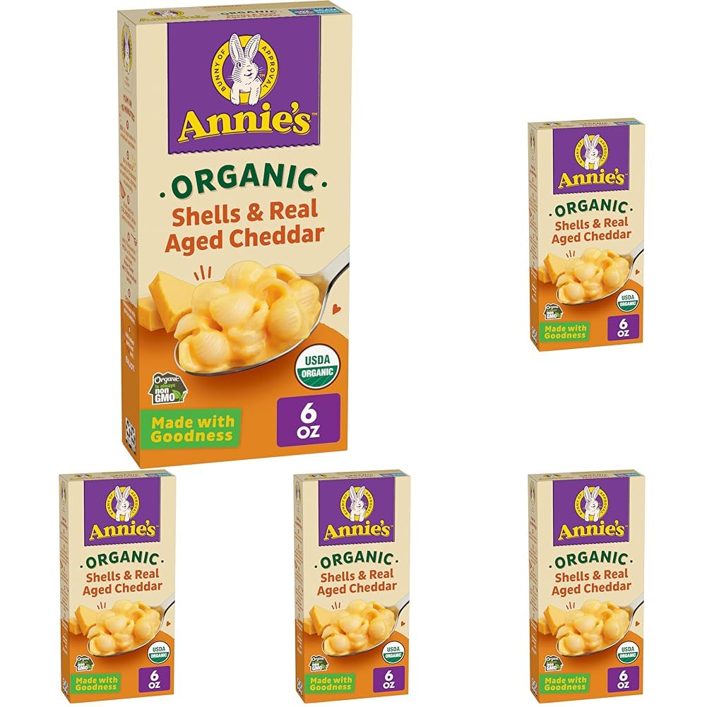 Anniesshells Real Aged Cheddar Organic Mac And Cheese Dinner