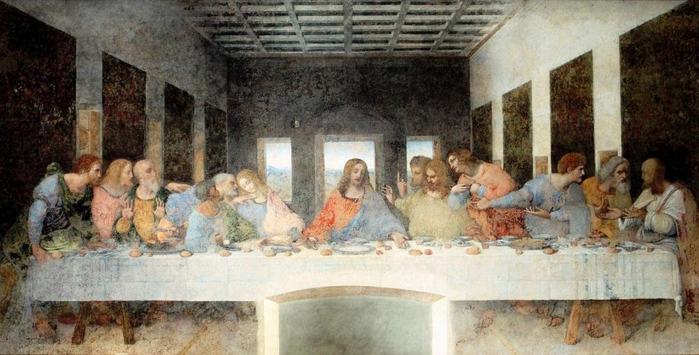 Amazon.com: Laminated 47x24 inches Poster: Painting Last Supper