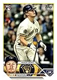 2023 Topps Update Series #US245 Joey Wiemer RC Rookie Card Milwaukee Brewers Official MLB Baseball Card in Raw (NM or Better) Condition