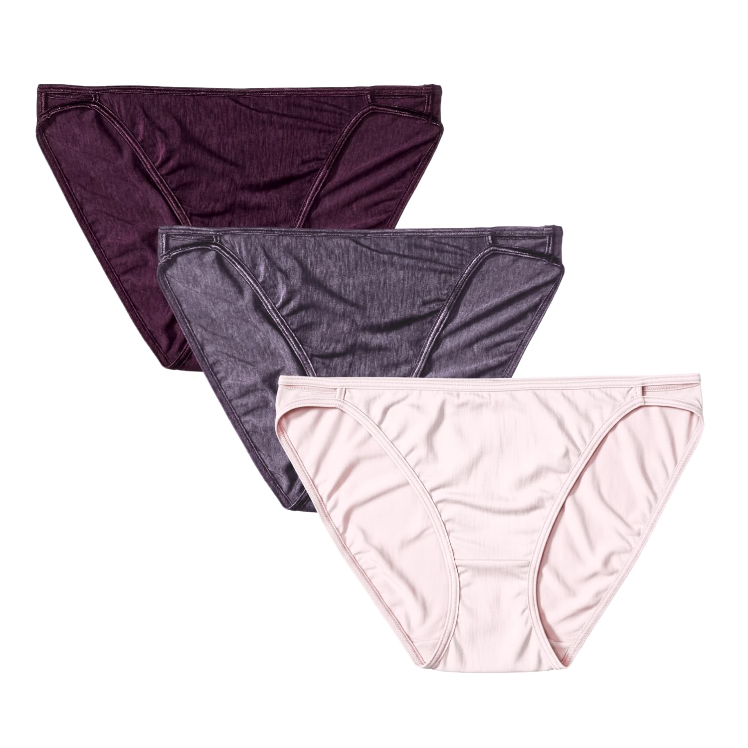 Vanity Fair Womens 3 Pack Illumination String Bikini Panty 18308