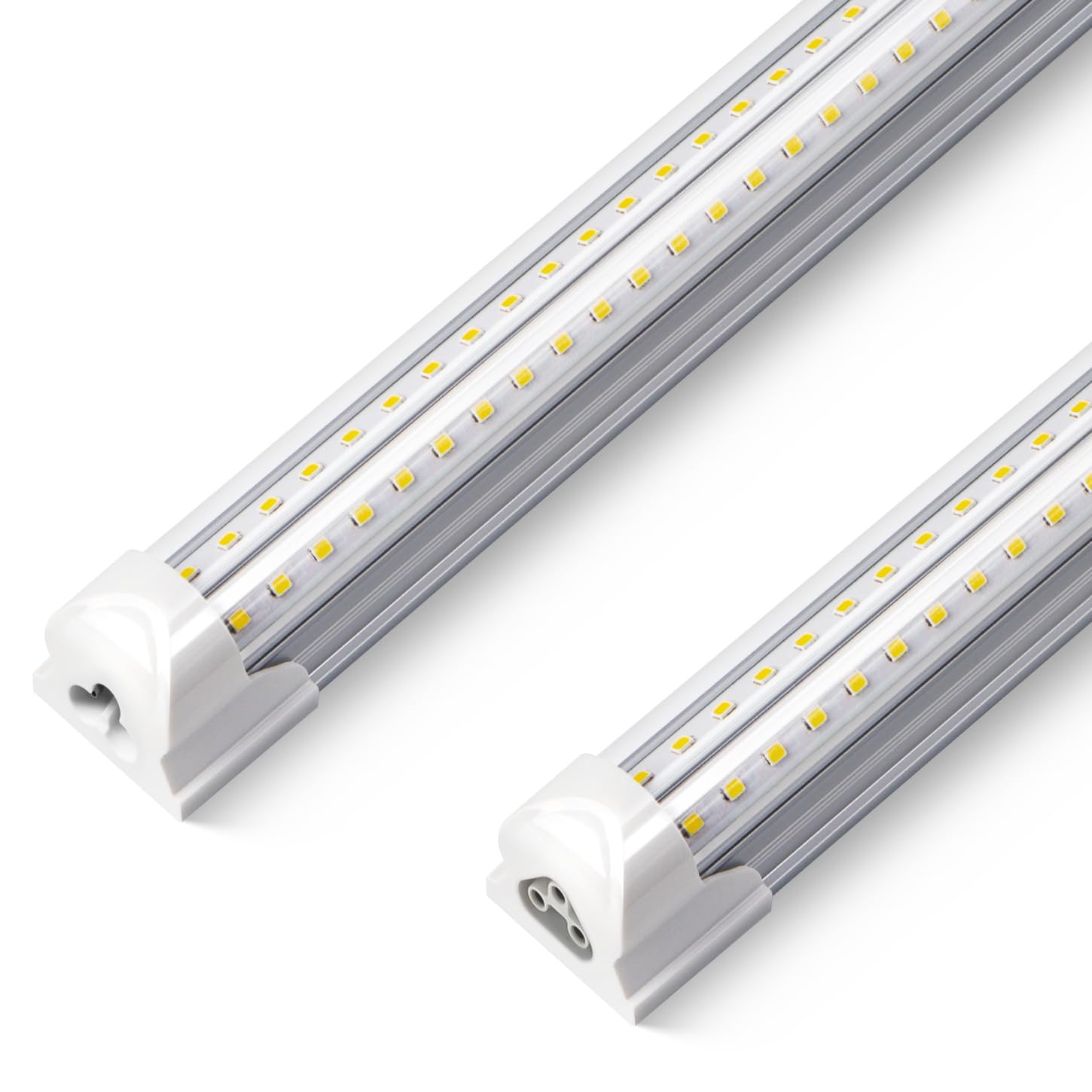 Lot de 2 lampes LED pour garage, T8, 0,9 m, 30 W, 4680 lm, 5000 K