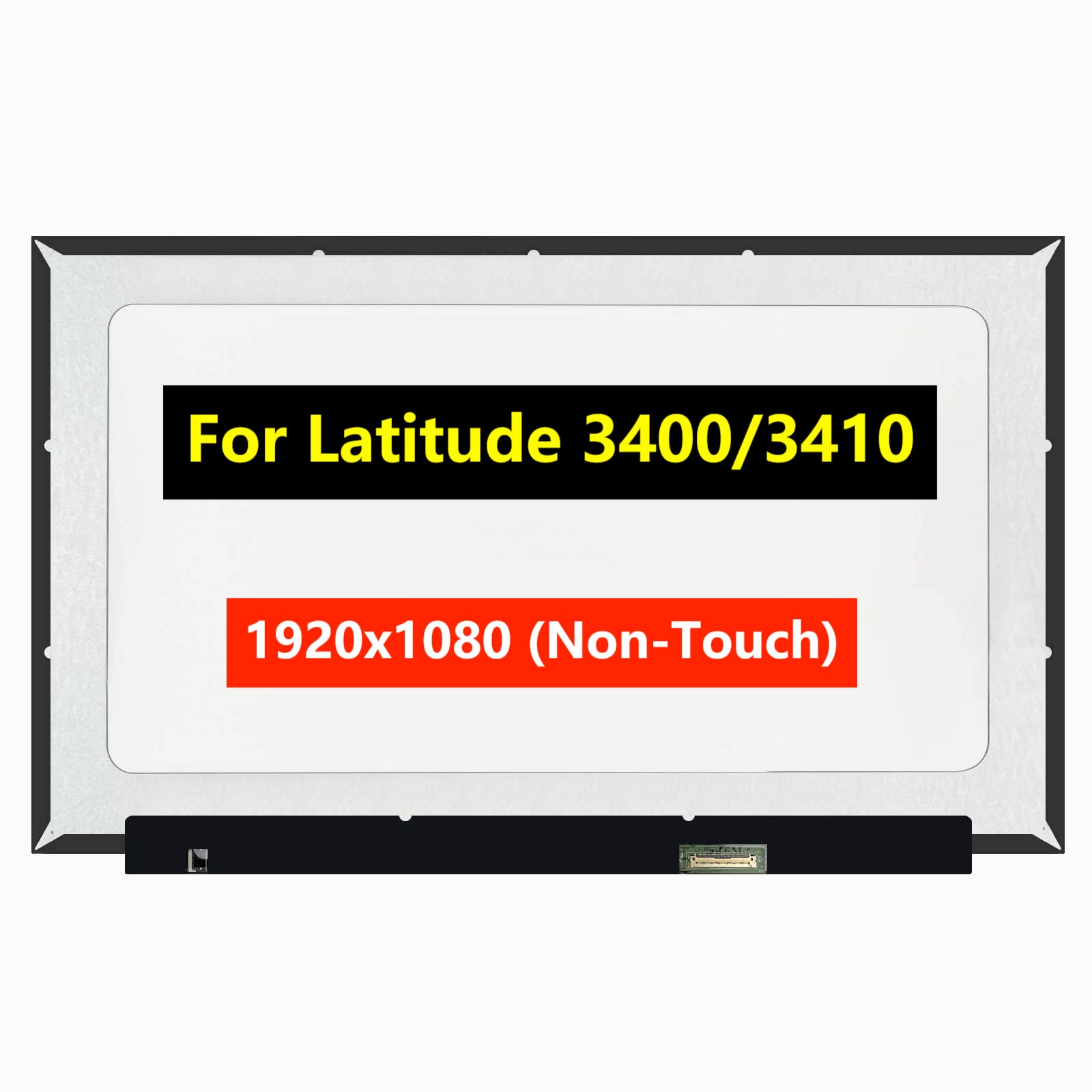 Reemplazo de pantalla de 14.0 para Dell Latitude 14 7400 LCD Panel de pantalla 40 pines (FHD 1920x1080 táctil