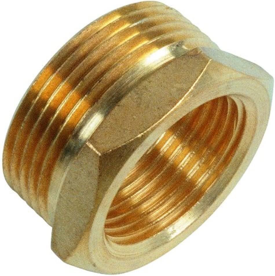 Raccord Droit 2 Voies ERGAOBOY Lot 5 Raccords Laiton 12x16mm - Réducteurs Tuyauterie Avec 10 Colliers Connexion Hydraulique