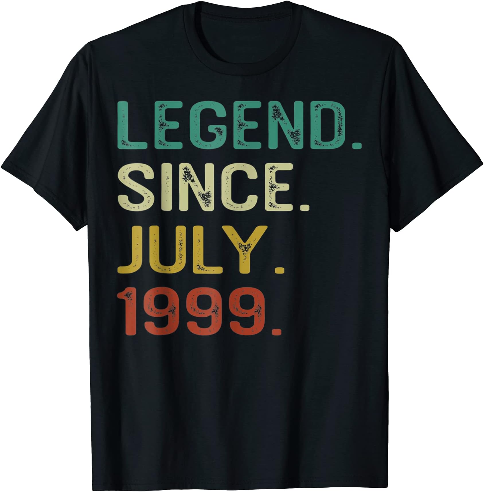 23 Years Old Gifts Legend Since July 1999 23th Birthday T-Shirt