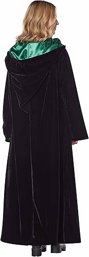 Miniatura 2 de Spirit Halloween Bata de Slytherin de Harry Potter para adultos, con licencia oficial, disfraz de Harry Potter, traje de mago