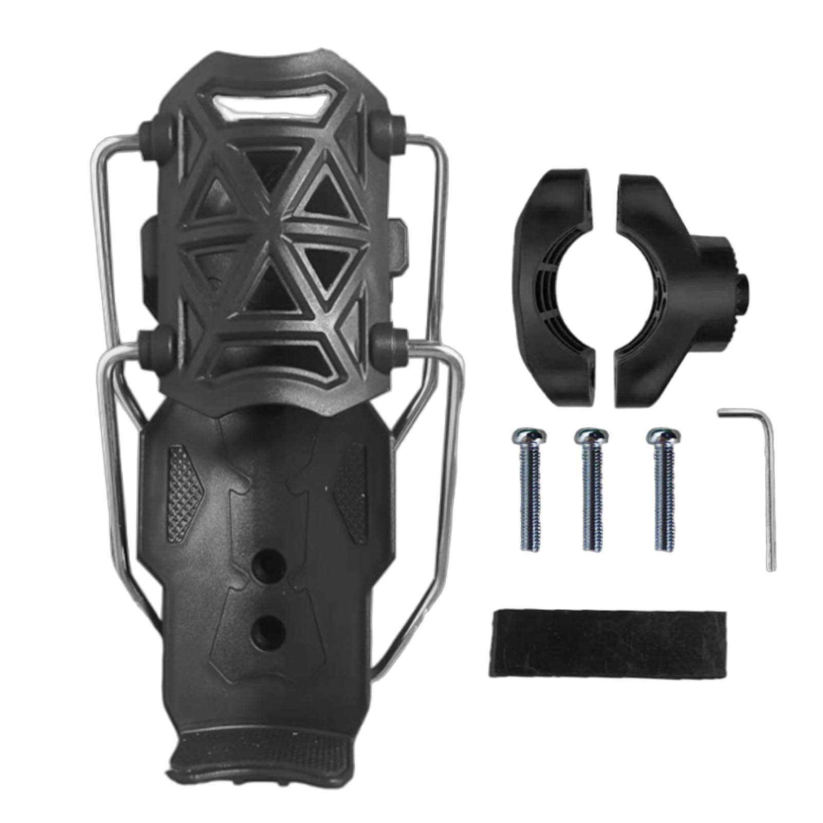 Motorcycle Cup Holder - Flexible Motorcycle Drink Cup Cage, Fits 1.26-3.15 Inch Diameter Bottles | Handlebar & Frame Mounted Adjustable Holder, Secure Beverage Carrier for Scooters, ATVs, Cycling a